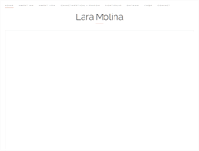 Tablet Screenshot of laramolina.com